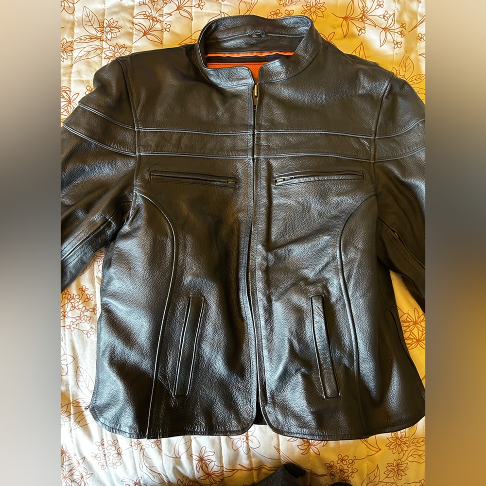 Men's Classic Black Leather Jacket